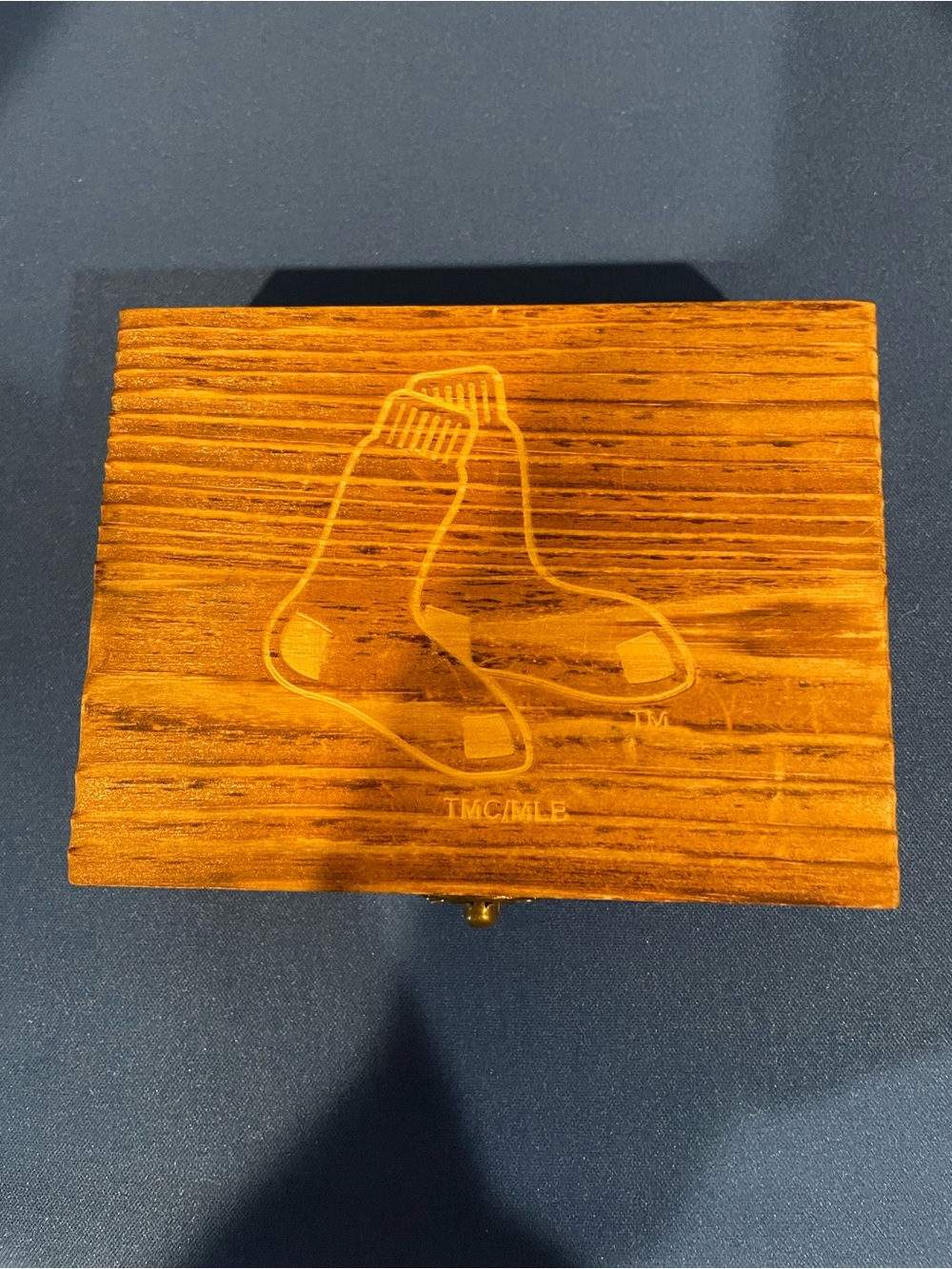 Official Boston Red Sox Whiskey Stones with wooden storage box NEW